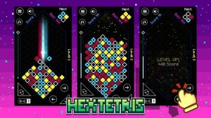 Hextetris Hexagon Puzzle Game