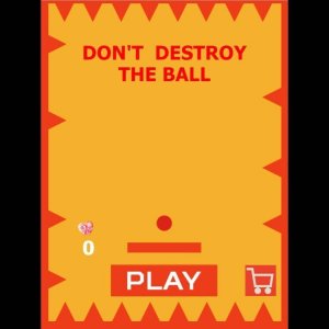 Don't Destroy the Ball: Online Puzzle Game