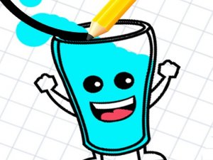 Happy Glass: Fill the Glass by Draw Lines Puzzle Game - Puzzle Game