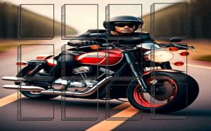 Motorcycles Photo Image Scramble Puzzle Online Game