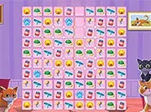Feline Tile Swap Puzzle